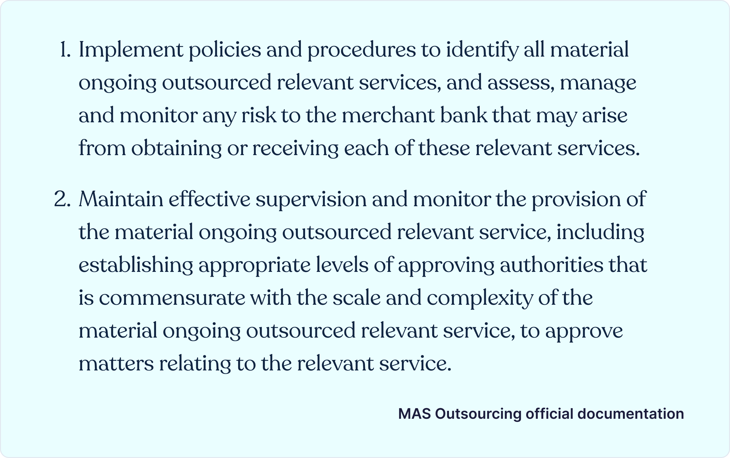MAS Outsourcing official documentation - In-content highlight design-2
