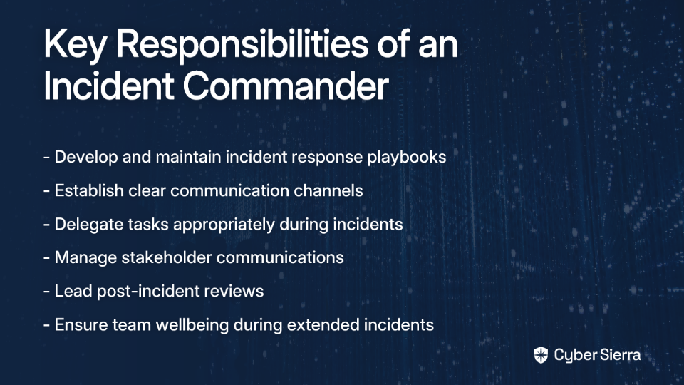 Why Your IR Plan Needs an Incident Commander